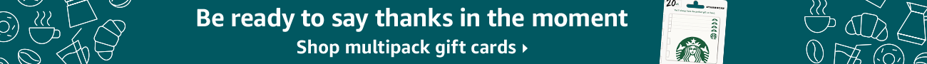 Say thanks with multipack gift cards